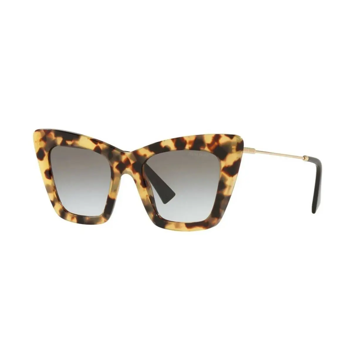 Miu Miu Smu 01WS Light Havana/grey Shaded 7S0-0A7 Sunglasses