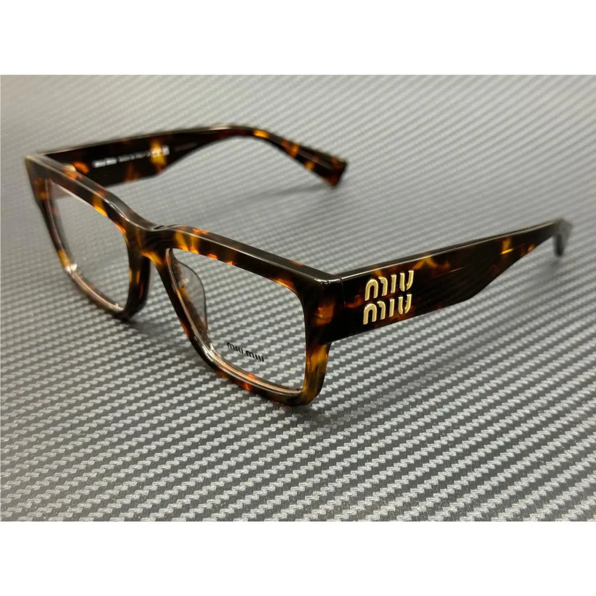 Miu Miu MU 02XV VAU1O1 Honey Tortoise Women`s 54 mm Eyeglasses