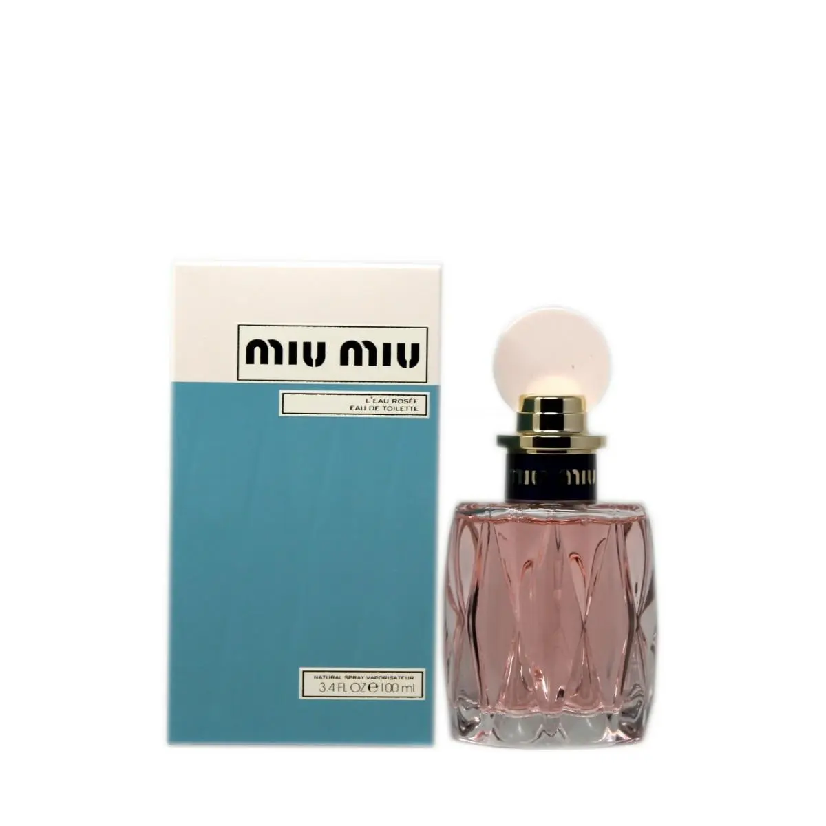L`eau Rosee Eau DE Toilette Natural Spray 100 ML/3.4 Fl.oz by Miu Miu