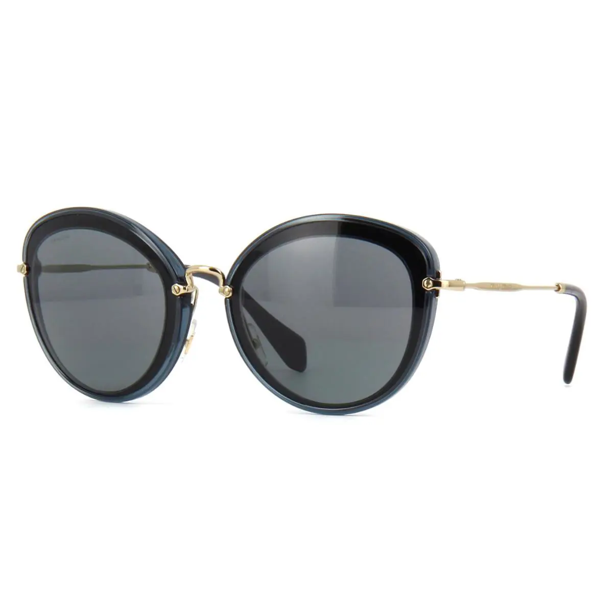 Miu Miu Sunglasses MU50RS 1AB9K1 54MM Sunglasses Grey Black / Grey Blue 54mm