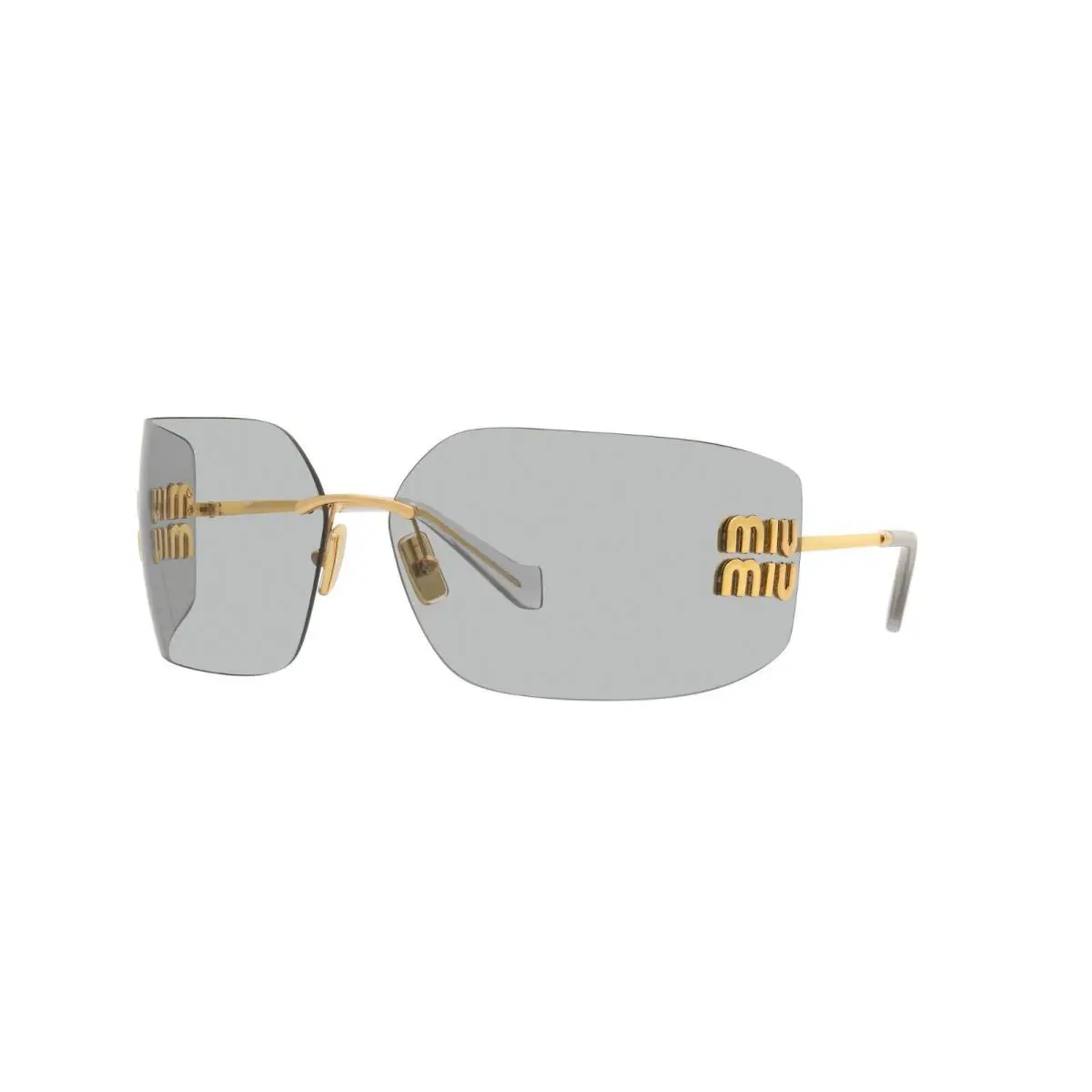 Smu 54YS Gold/light Grey 5AK3/0B Sunglasses by Miu Miu