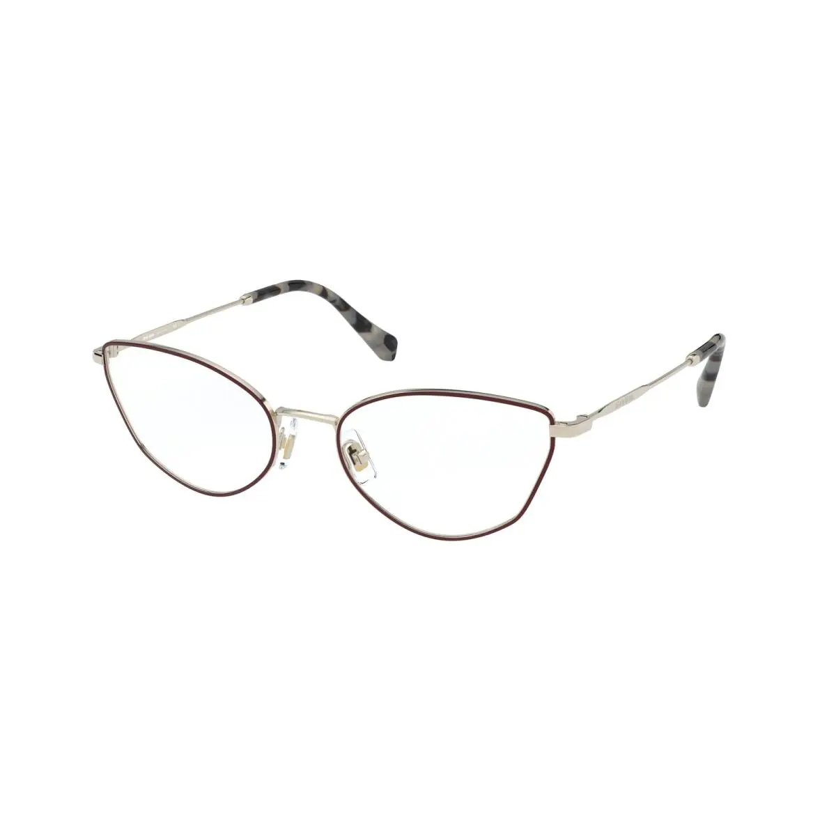 51SV Eyeglasses 09B1O1 Bordeaux by Miu Miu
