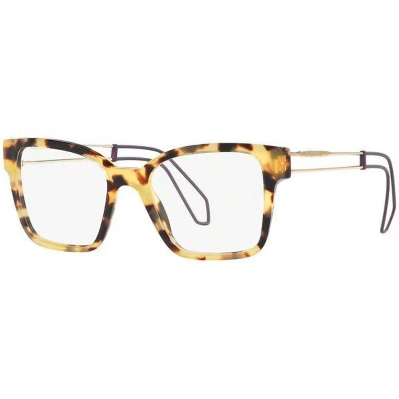 Miu Miu MU02PV 7S01O1 51MM Optical Eyeglasses Havana Frame Size 51mm