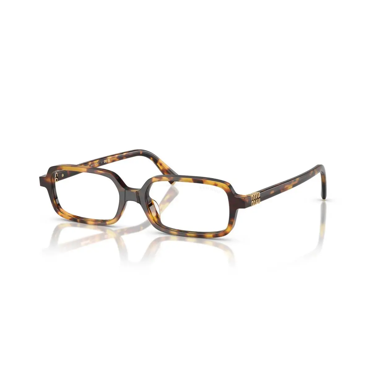 Miu Miu Smu 11ZS Havana Honey/clear Blue Light Filter 14L08N Sunglasses