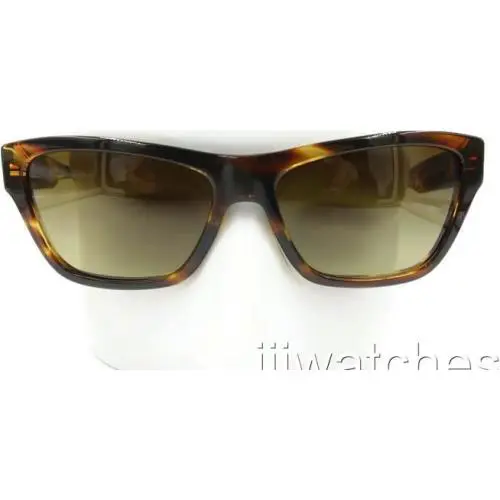 Versace Rectangular Tortoise Brown Gradient Sunglasses VE4344 502513 56