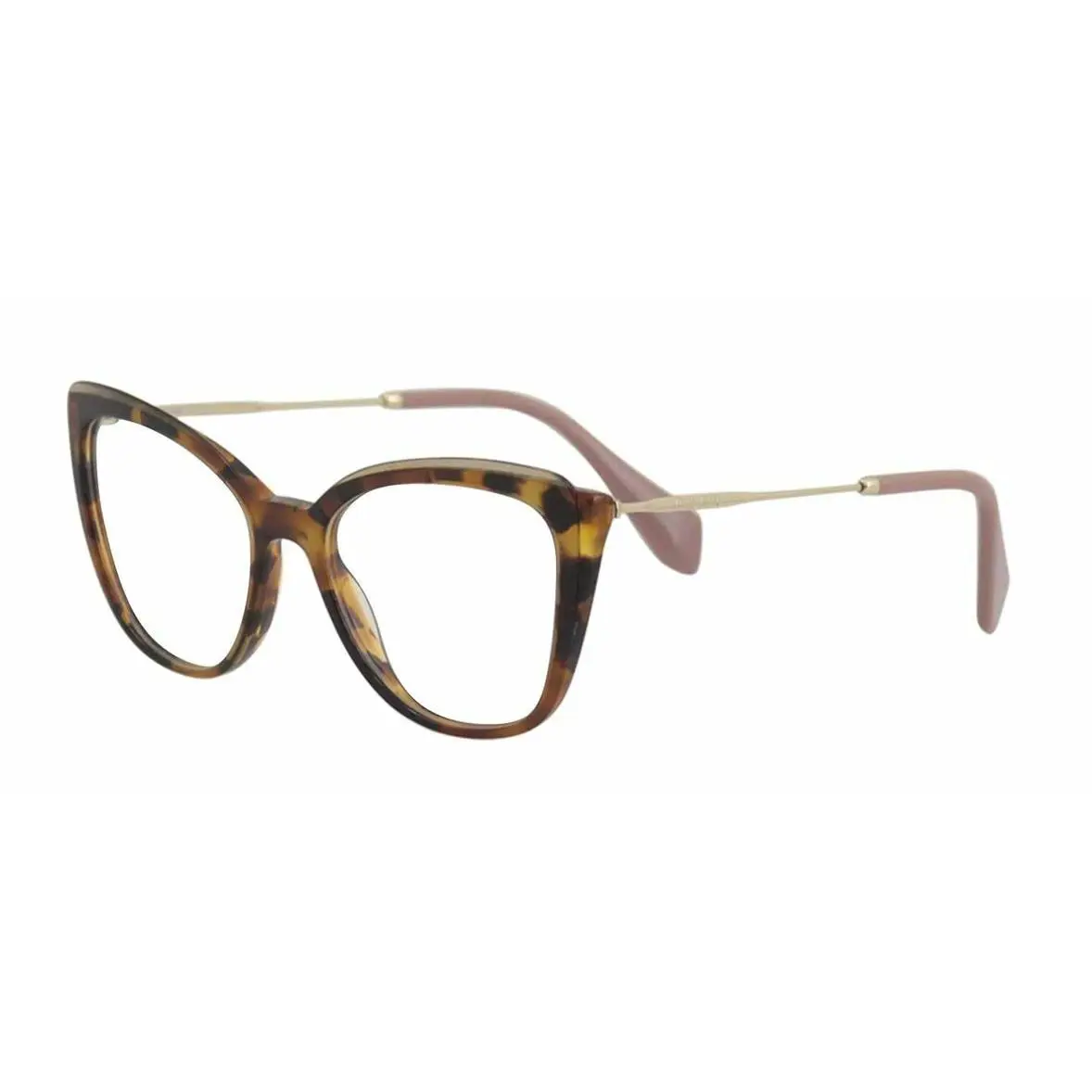 Miu Miu Eyeglasses VMU02Q VX8-1O1 Havana Frames 51MM ST
