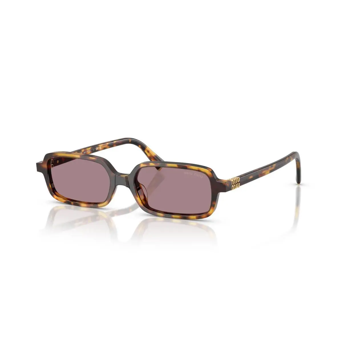Smu 11ZS Havana Honey/light Purple Brown 14L20I Sunglasses by Miu Miu