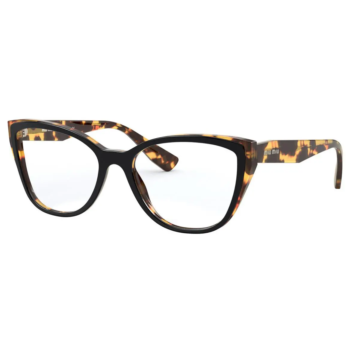 Miu Miu Eyeglasses MU04SVA 3891O1 54 Black Pillow Optical Frame