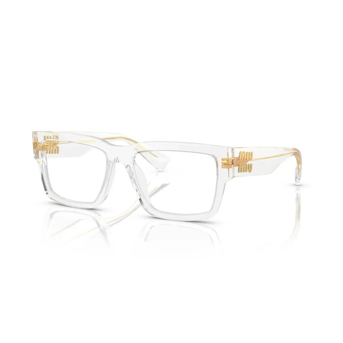 Miu Miu Vmu 02XV Transparent 2AZ-1O1 Eyeglasses