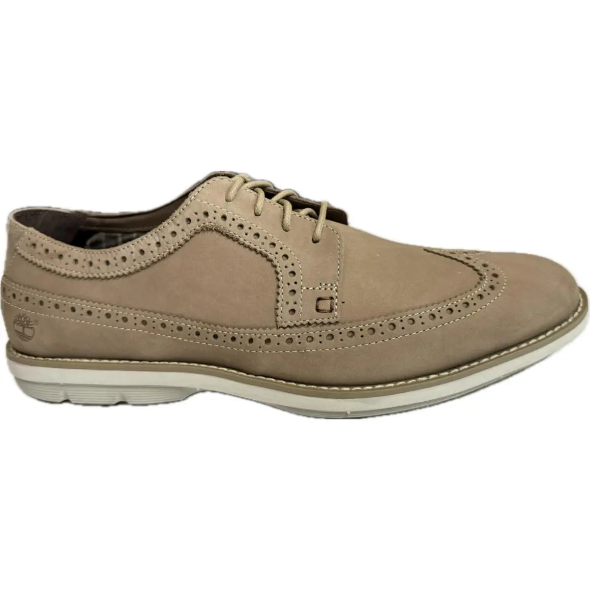 Timberland EK Kempton Brogue Men`s Nubuck Leather Oxford Shoes Sz. 10.5 9225B