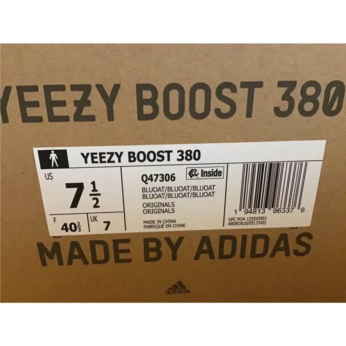 Adidas shoes - adidas Yeezy Boost 380 - Yeezy Boost - Q47306 - Brown (UPC: 0194813963376) 1
