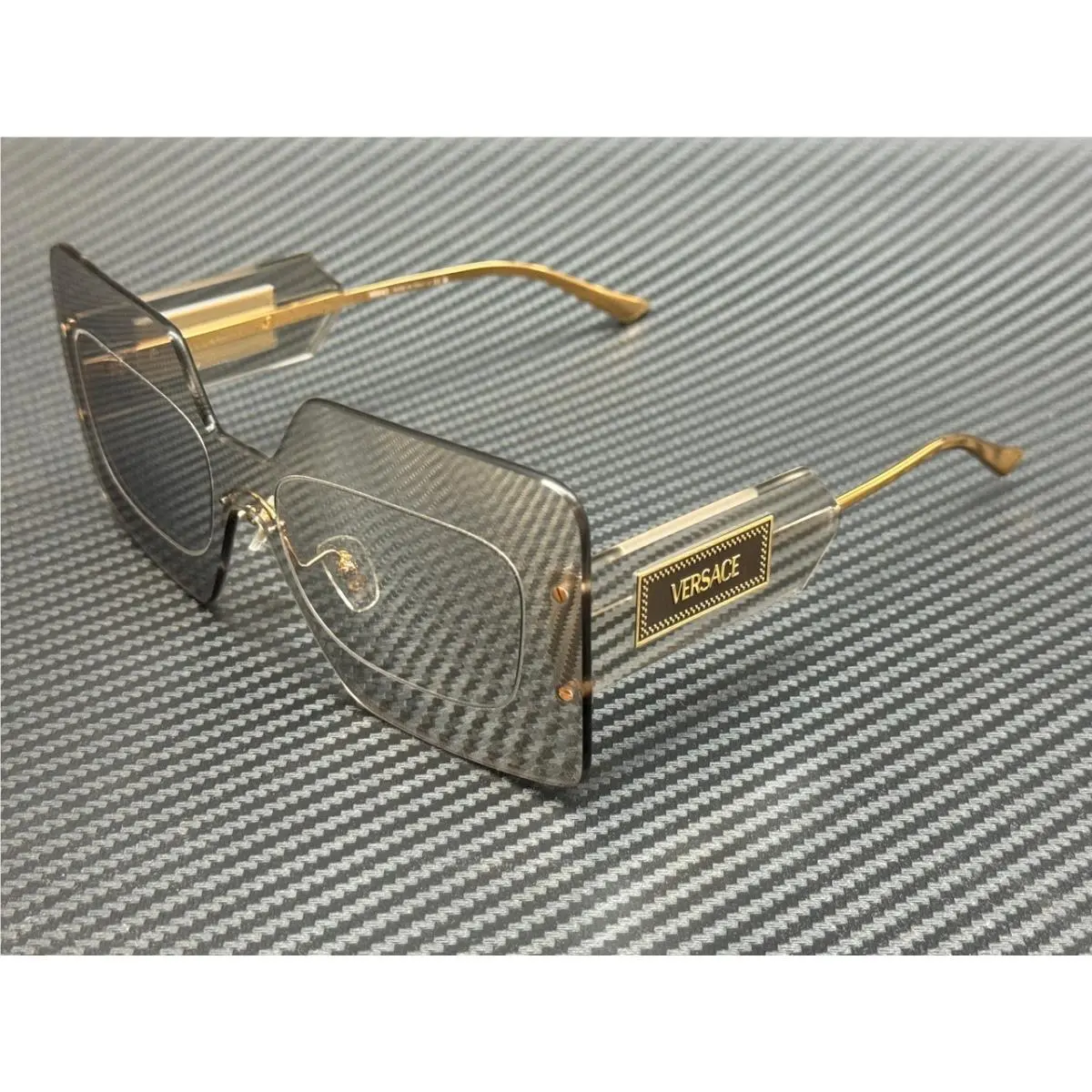 Versace VE2277 10018V Mirror Silver Women`s 70 mm Sunglasses
