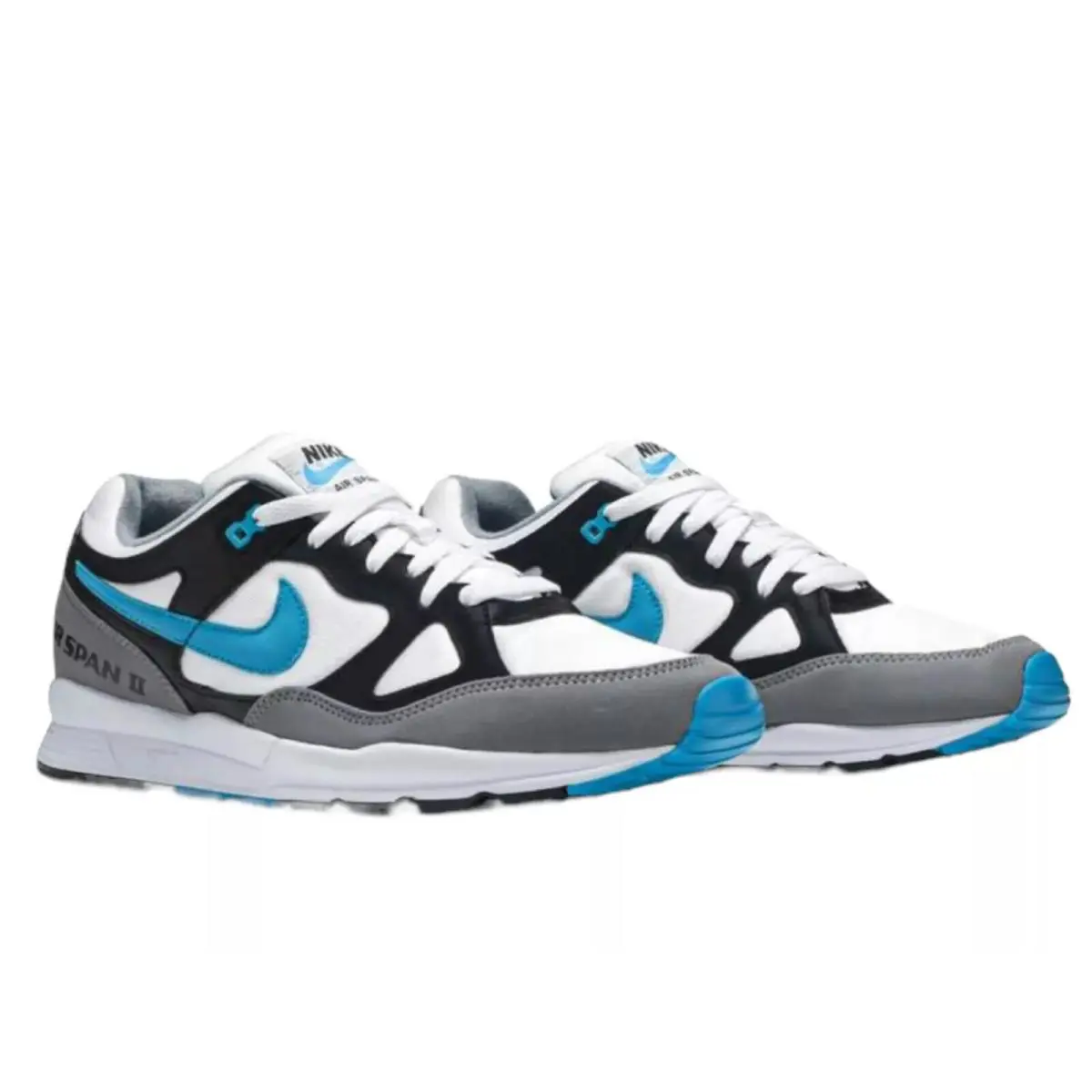 Nike shoes - Nike Air Span - Air Span - AH8047001 - BLACK/LASER BLUE DUST WHITE 0