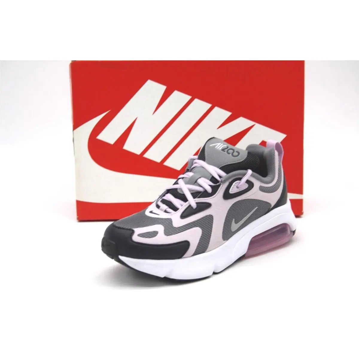 Nike shoes - Nike Air Max 200 - Air Max - GrayBlack/Gray/White/Light Purple 9