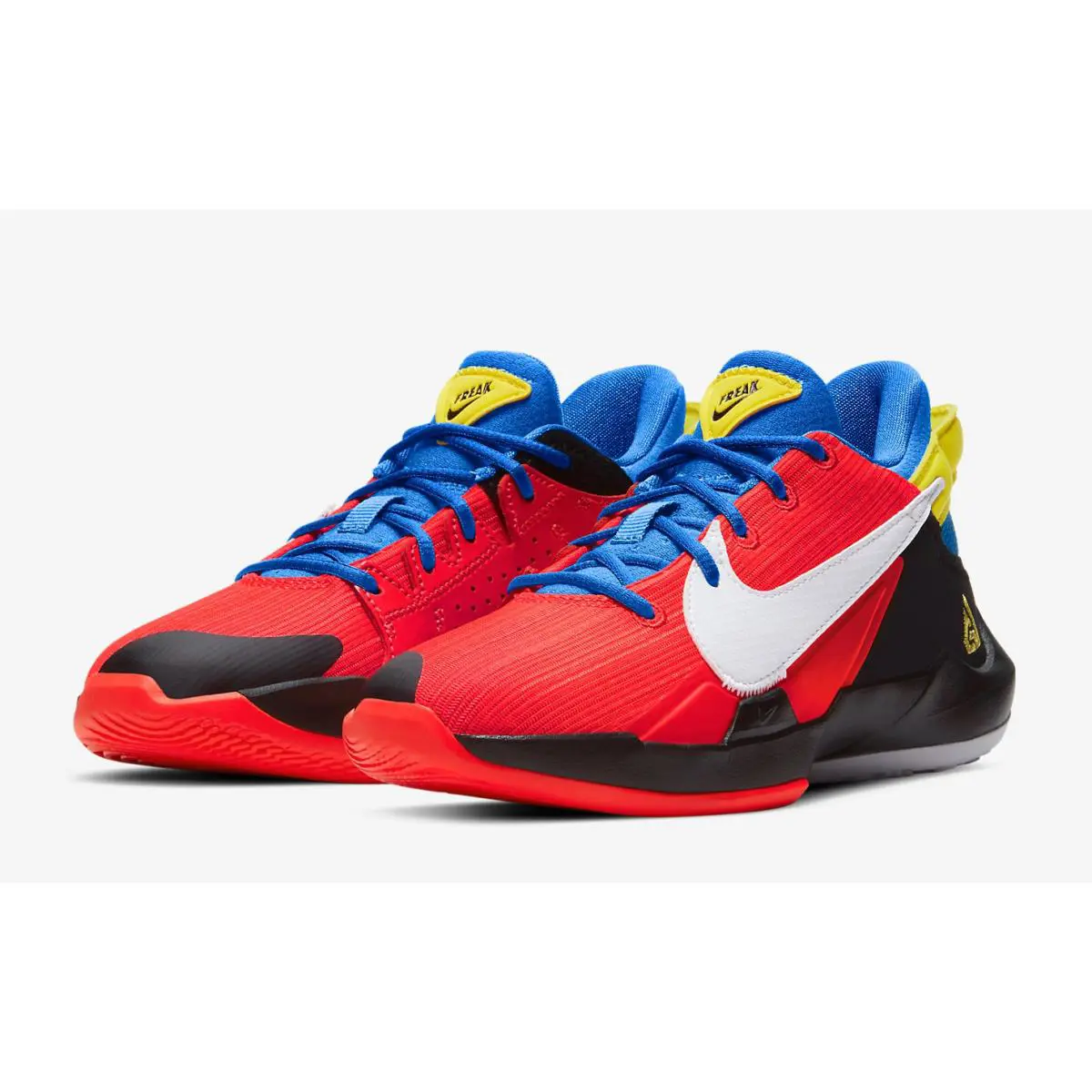 Nike shoes - Nike Zoom Freak 2 - Zoom Freak - CN8574-606 - Bright Crimson/White/Opti Yellow/Signal Blue 9