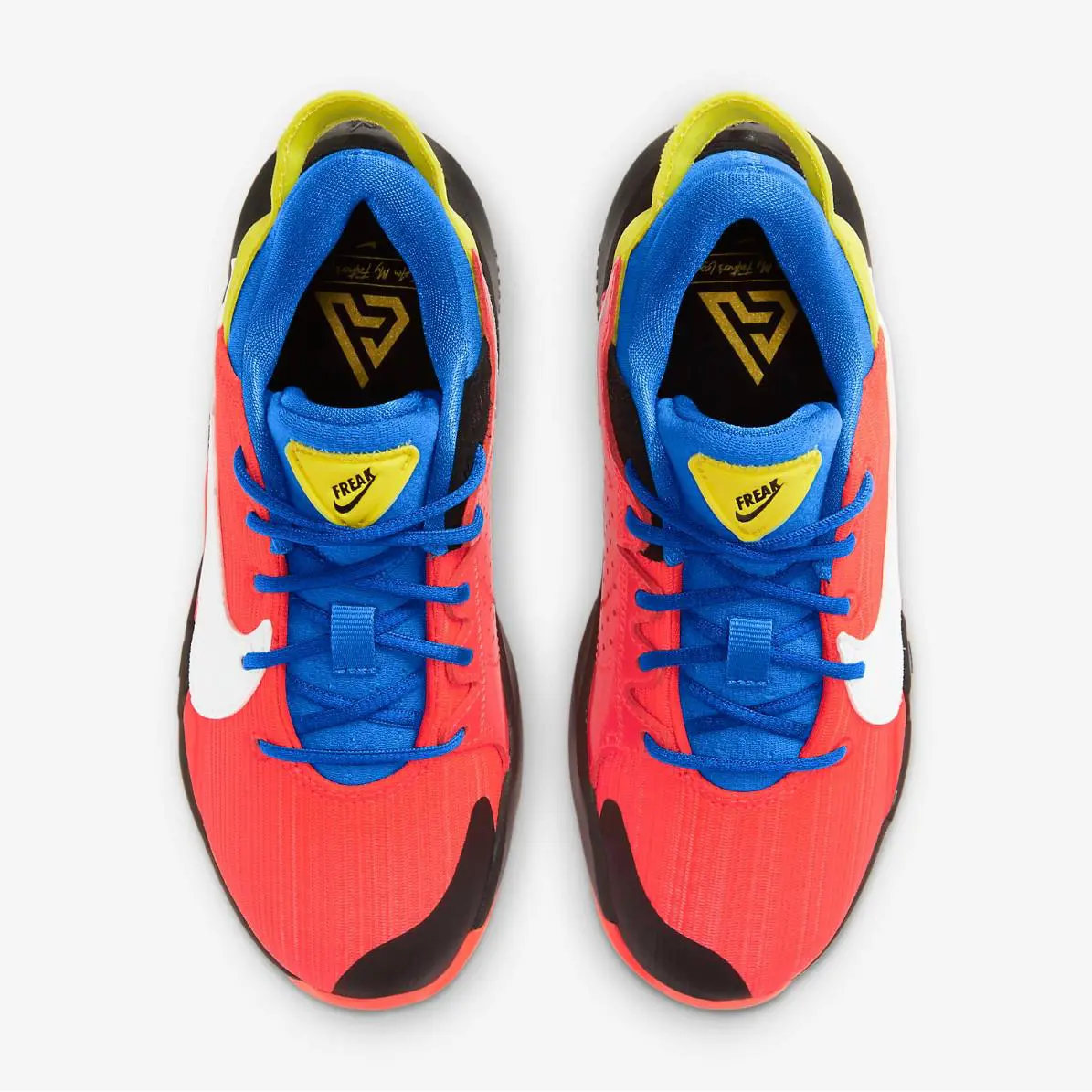 Nike shoes - Nike Zoom Freak 2 - Zoom Freak - CN8574-606 - Bright Crimson/White/Opti Yellow/Signal Blue 10