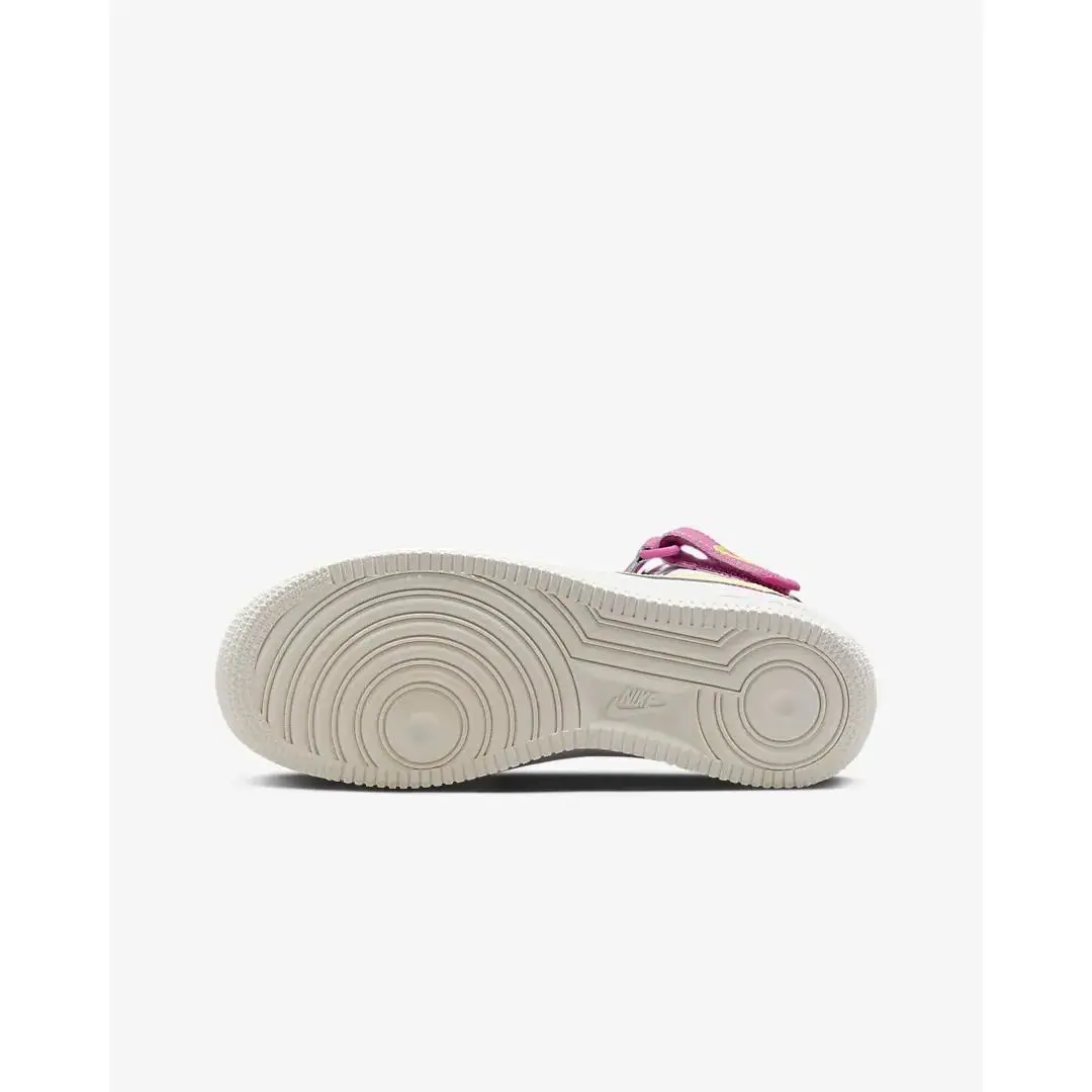 Nike shoes - Air Force 1 Mid LE - Summit White/Cosmic Fuchsia/White/Citron Tint 0