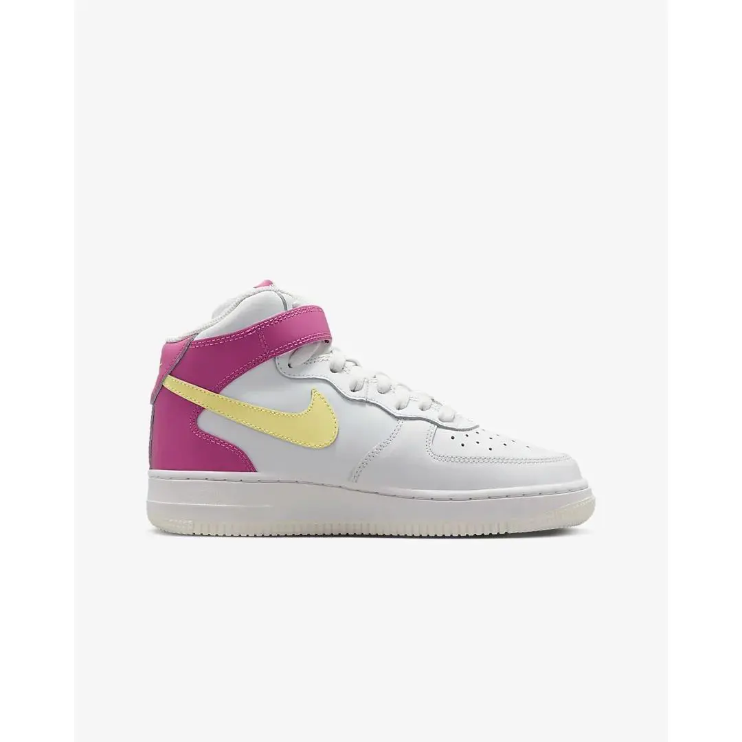 Nike shoes - Air Force 1 Mid LE - Summit White/Cosmic Fuchsia/White/Citron Tint 1