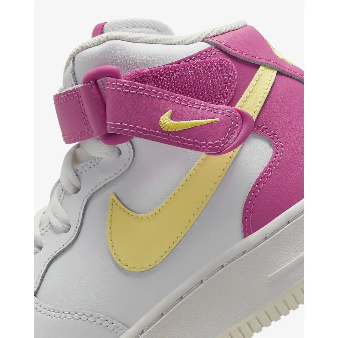 Nike shoes - Air Force 1 Mid LE - Summit White/Cosmic Fuchsia/White/Citron Tint 7