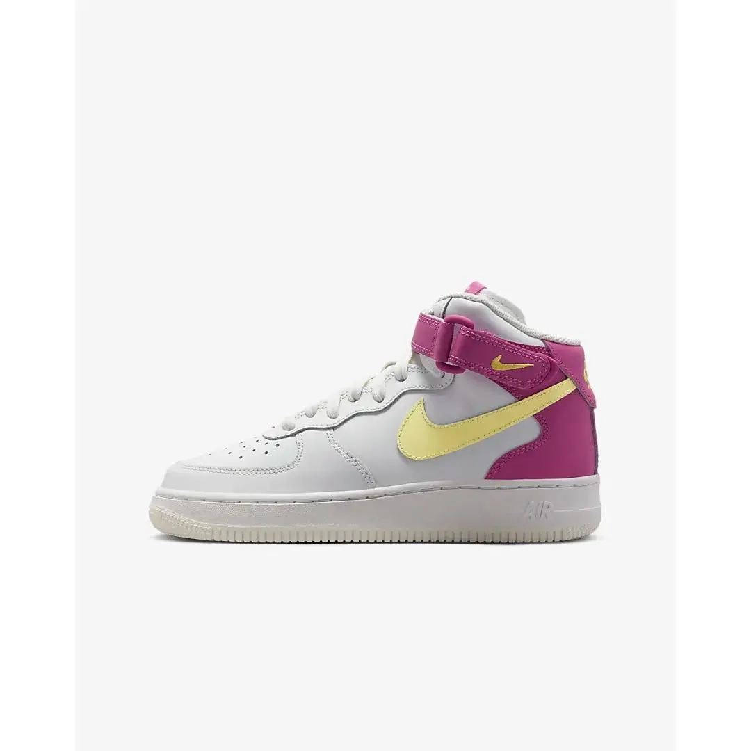 Nike shoes - Air Force 1 Mid LE - Summit White/Cosmic Fuchsia/White/Citron Tint 8