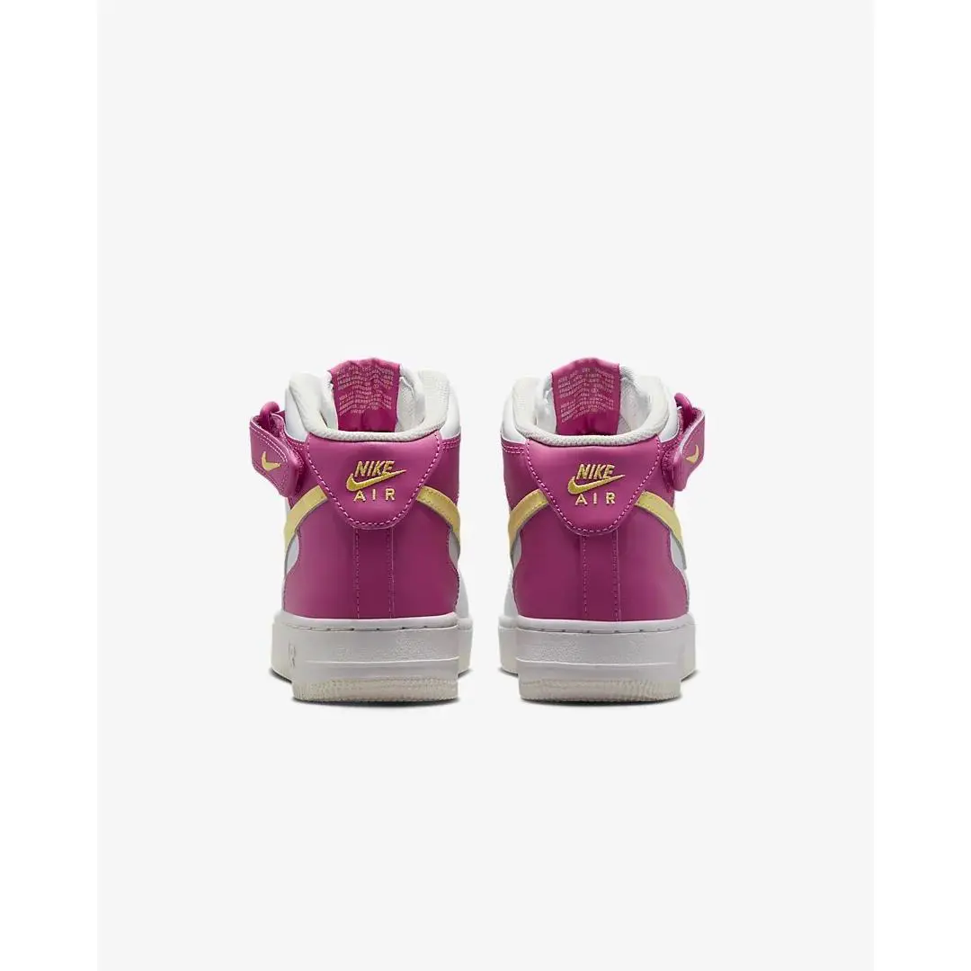Nike shoes - Air Force 1 Mid LE - Summit White/Cosmic Fuchsia/White/Citron Tint 13