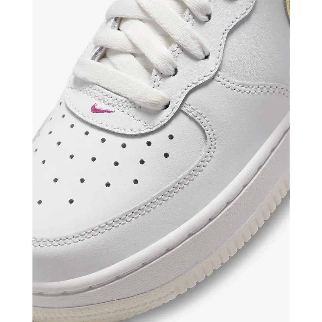 Nike shoes - Air Force 1 Mid LE - Summit White/Cosmic Fuchsia/White/Citron Tint 5