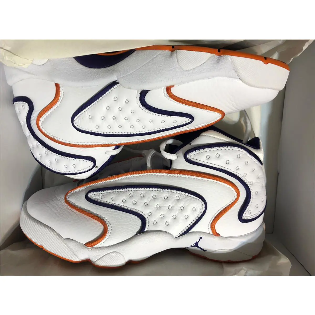 Nike shoes - Jordan OG - CW0907-101 - White/Clay Orange/New Orchid 5
