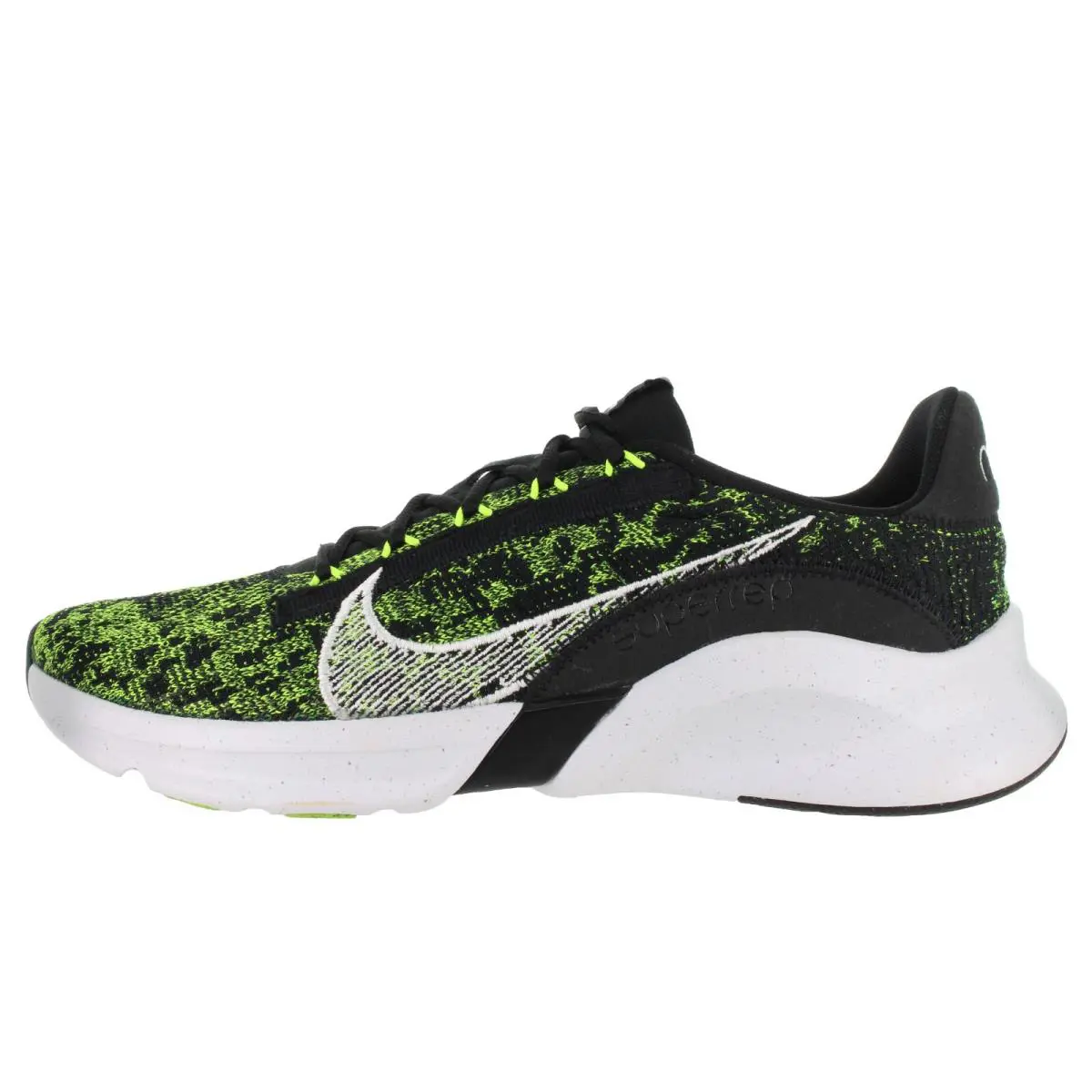 Nike shoes - Nike SuperRep Go 3 Next Nature Flyknit - DH3394 017 - Black, Volt, White 2