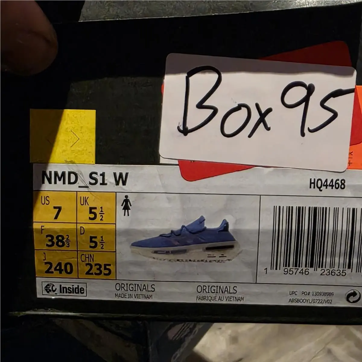 Adidas shoes - Adidas NMD S1 - NMD - HQ4468 - Blue (UPC: 0195746236353) 7