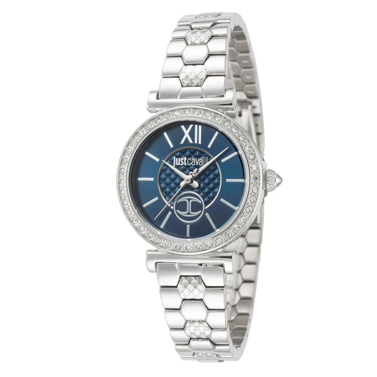 Just Cavalli Varenna Blue Dial 30mm Women`s Quartz Watch JC1L273M0045