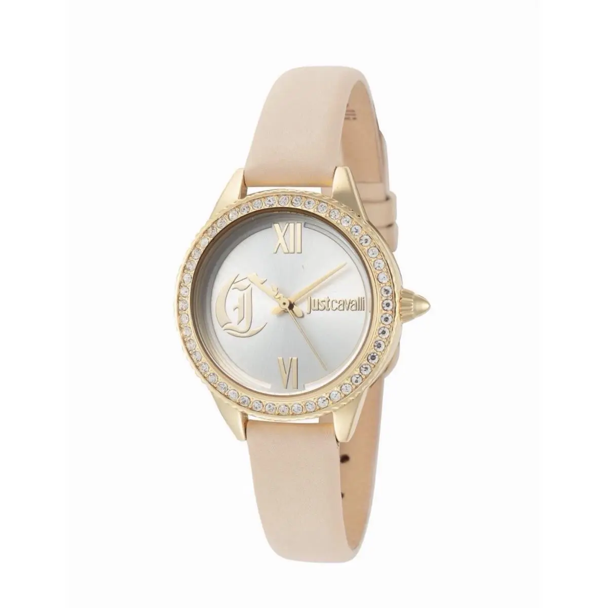 Glam Chic Women`s 30mm Gold Quartz Watch JC1L316L0025 by Just Cavalli