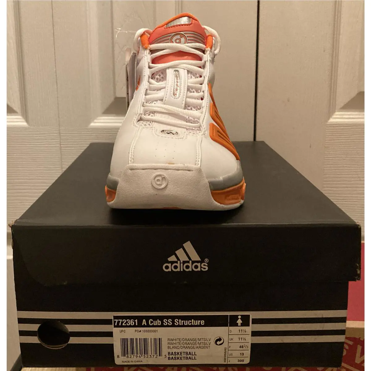 Adidas shoes - A Cub SS Structure Superstar - 772361 - White Orange 0