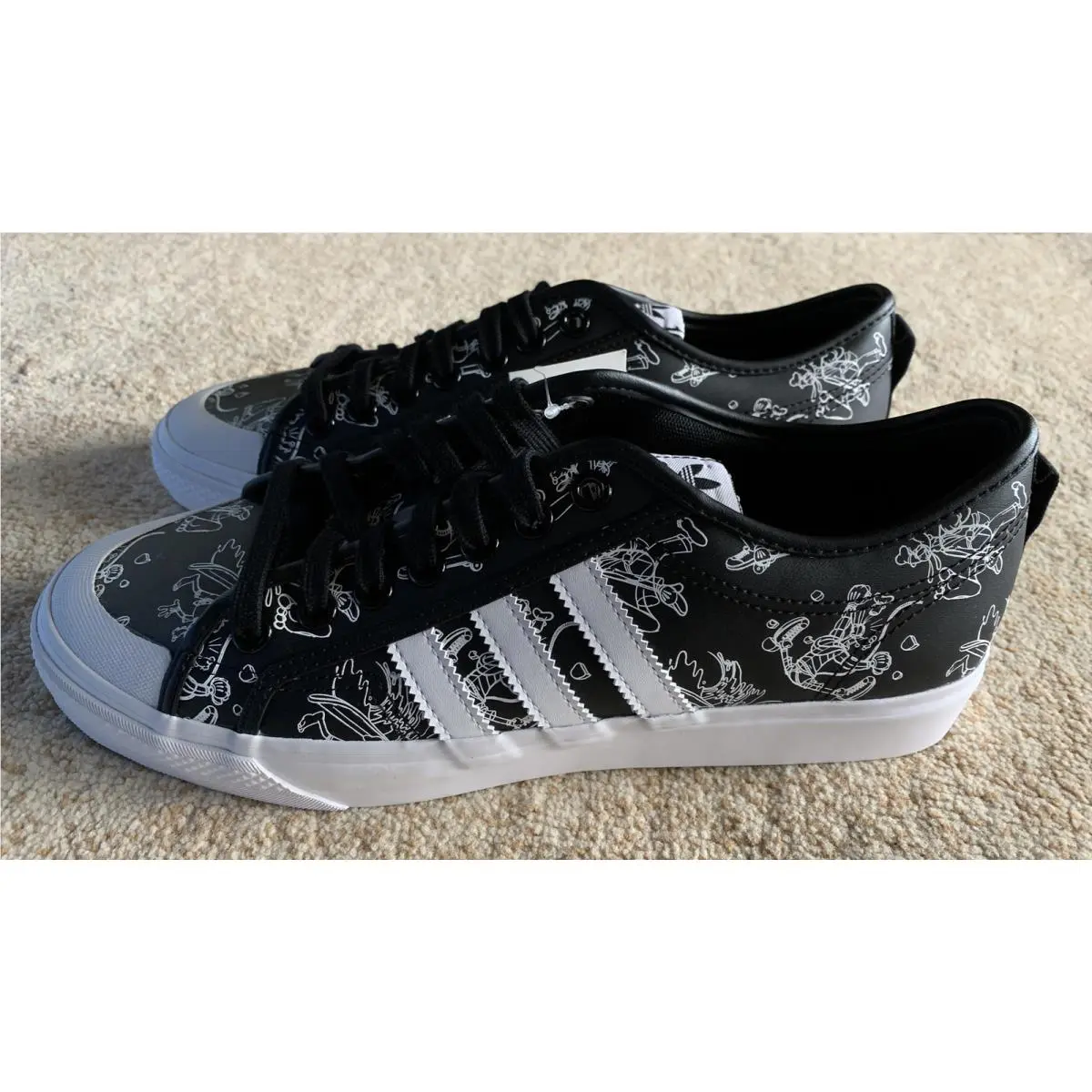 Adidas Originals Nizza X Disney Sport Goofy Shoes Limited Hard To Find US 10.5