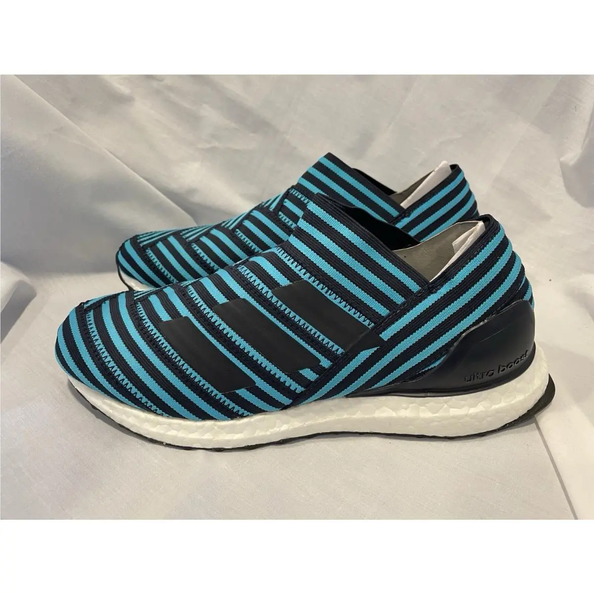Nemeziz Tango 17+ Ultra Boost Mens 9 Legend Ink Energy Blue CG3658 by Adidas