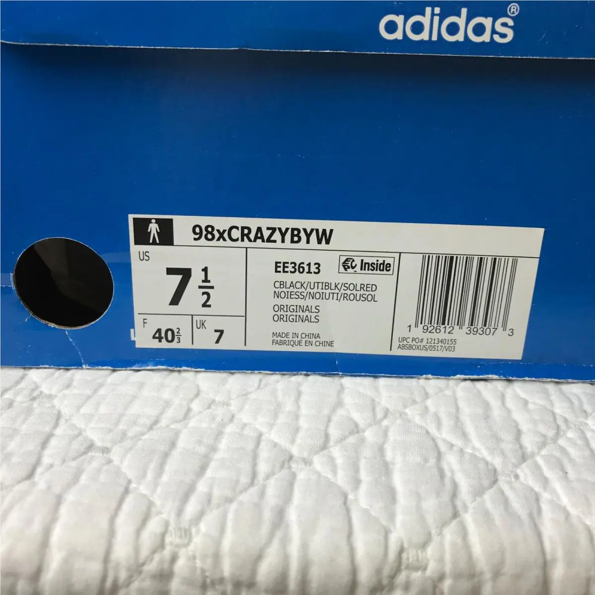 Adidas shoes - adidas Crazy BYW - Crazy BYW - EE3613 - Black 10