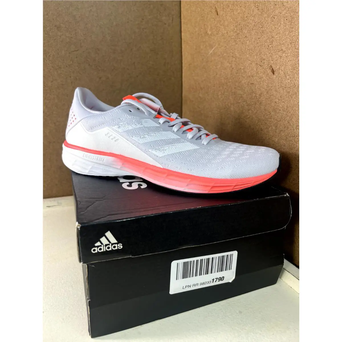 Adidas SL20 Gray/pink Running Shoes FU6734 Women`s Size US 10.5