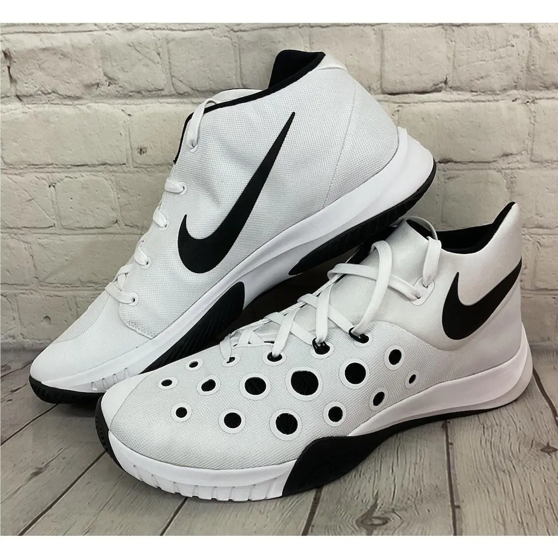 Nike shoes - Nike Zoom HyperQuickness - Zoom HyperQuickness - 749883 100 - White (UPC: 091201844784) 5