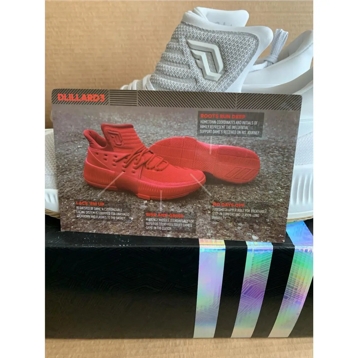 Adidas shoes - adidas D Lillard 3 - Lillard - BW0323 - White 8