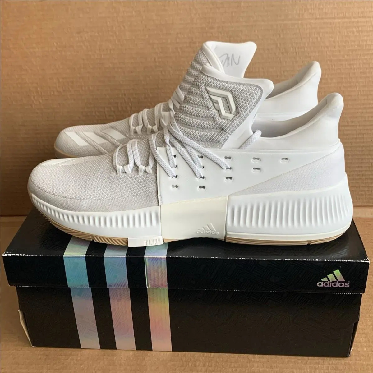 Adidas shoes - adidas D Lillard 3 - Lillard - BW0323 - White 1