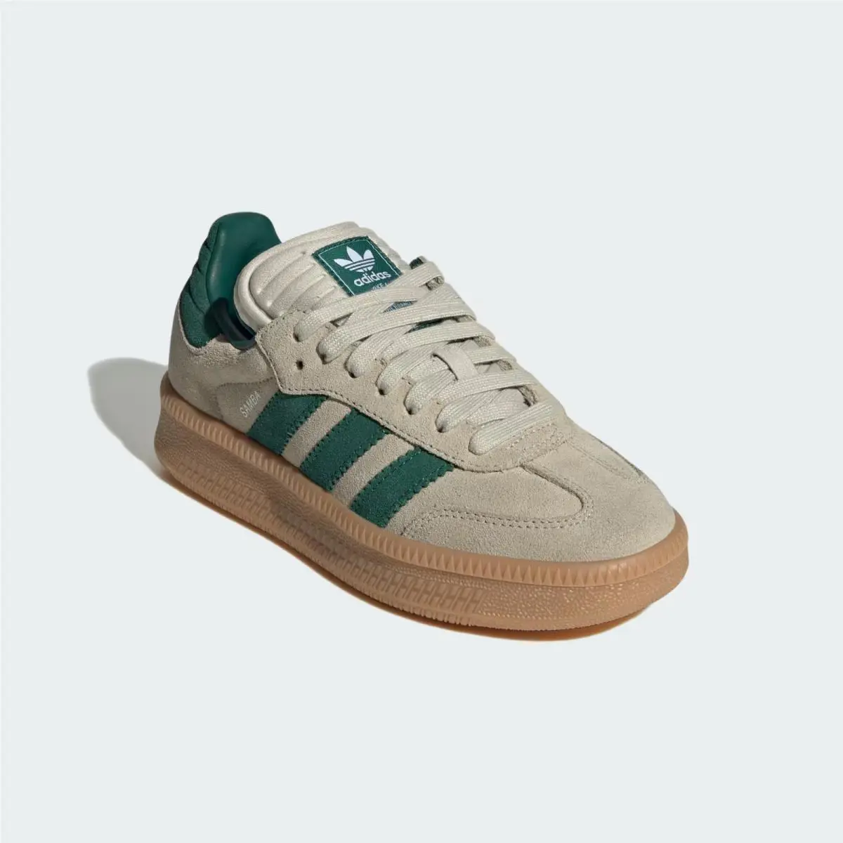 Adidas shoes - adidas Samba XLG - Samba XLG - JQ9886 - Putty Grey / Collegiate Green / Gum (UPC: 197614924362) 2
