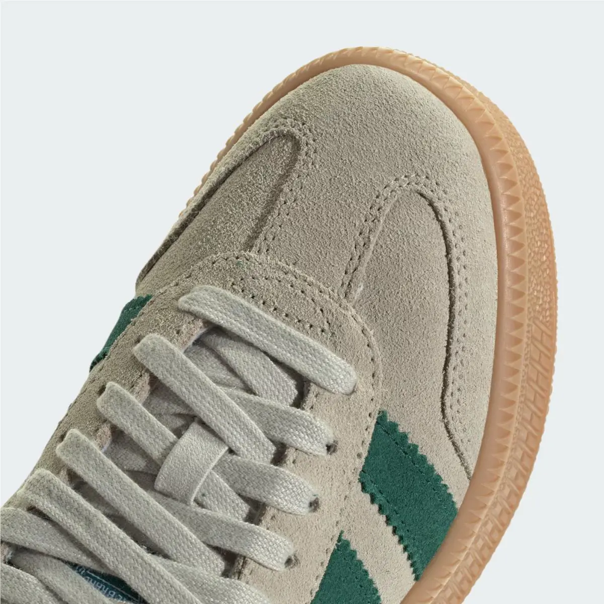 Adidas shoes - adidas Samba XLG - Samba XLG - JQ9886 - Putty Grey / Collegiate Green / Gum (UPC: 197614924362) 7
