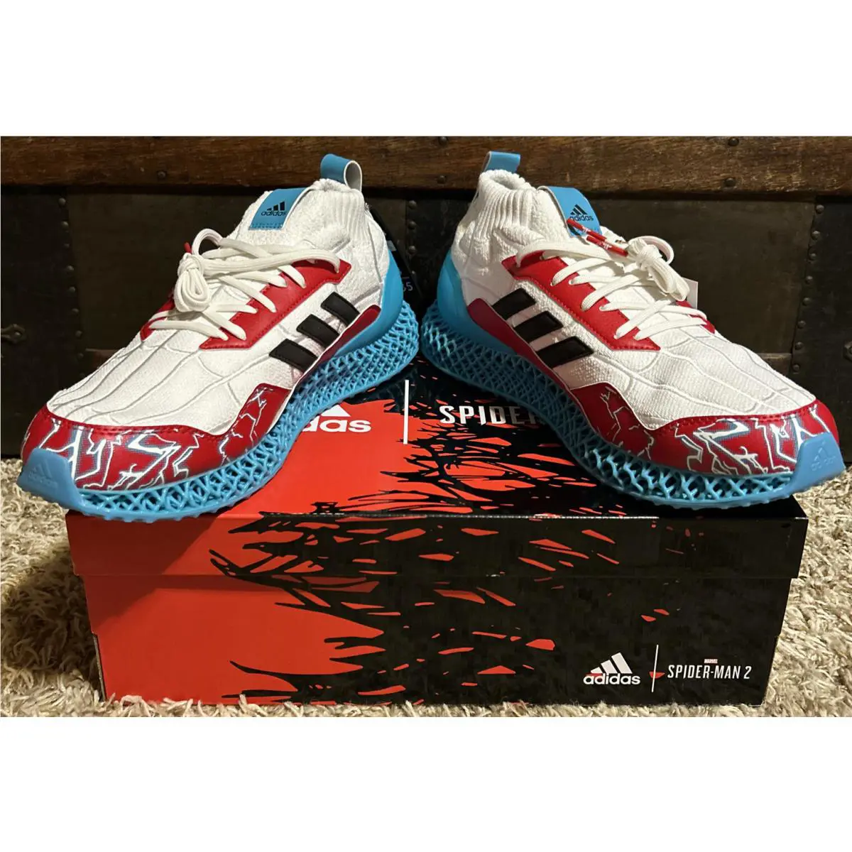Adidas shoes - adidas Ultra 4D Mid - Ultra Mid - IG5342 - Cloud White / Core Black / Team Collegiate Red 10