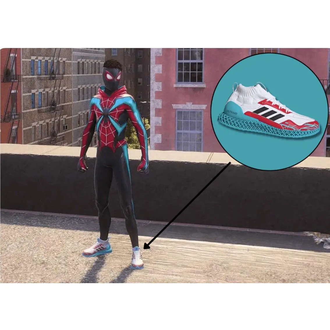 Adidas shoes - adidas Ultra 4D Mid - Ultra Mid - IG5342 - Cloud White / Core Black / Team Collegiate Red 3