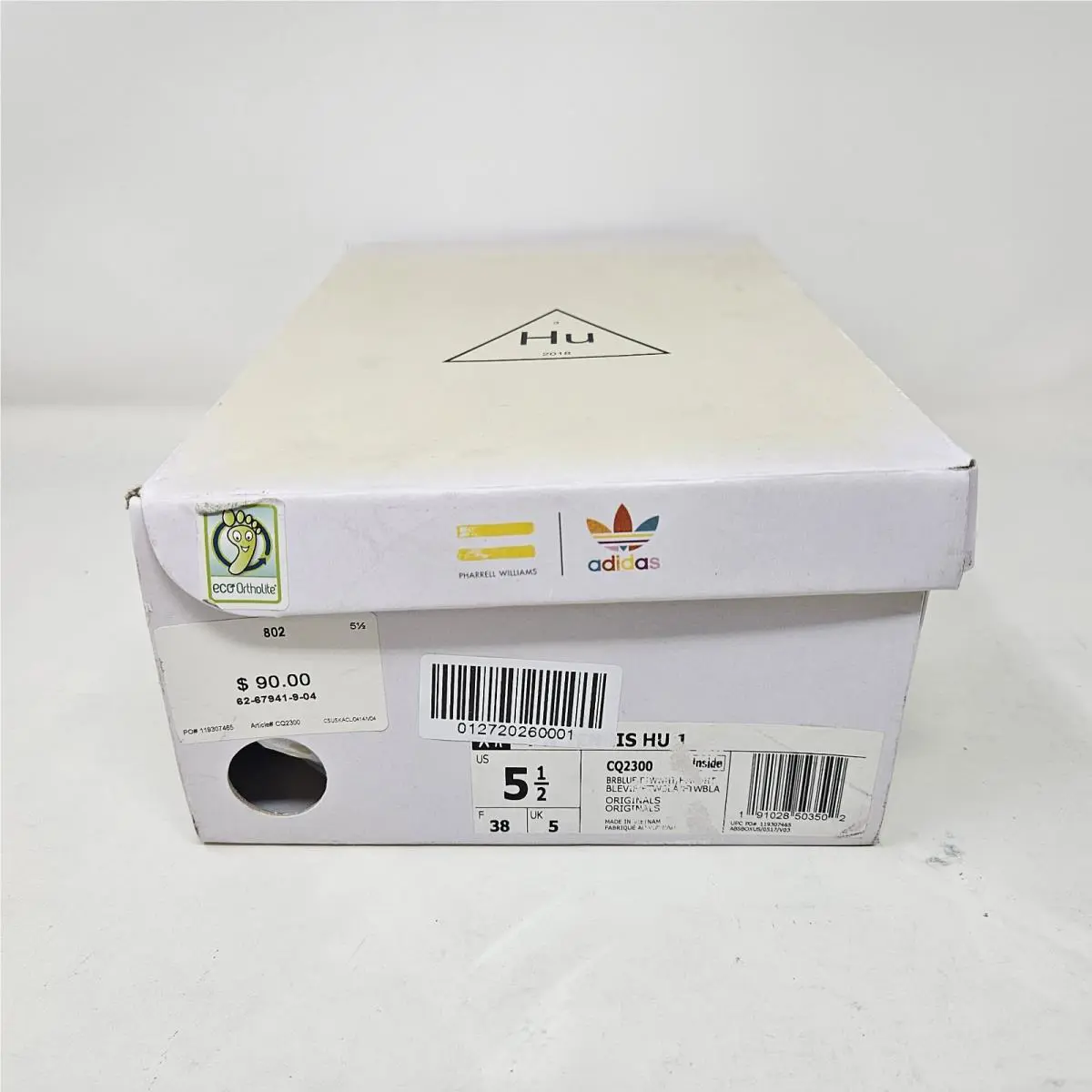 Adidas shoes - Pharrell Williams Hu - Pharrell Williams - CQ2300 - Blue 4