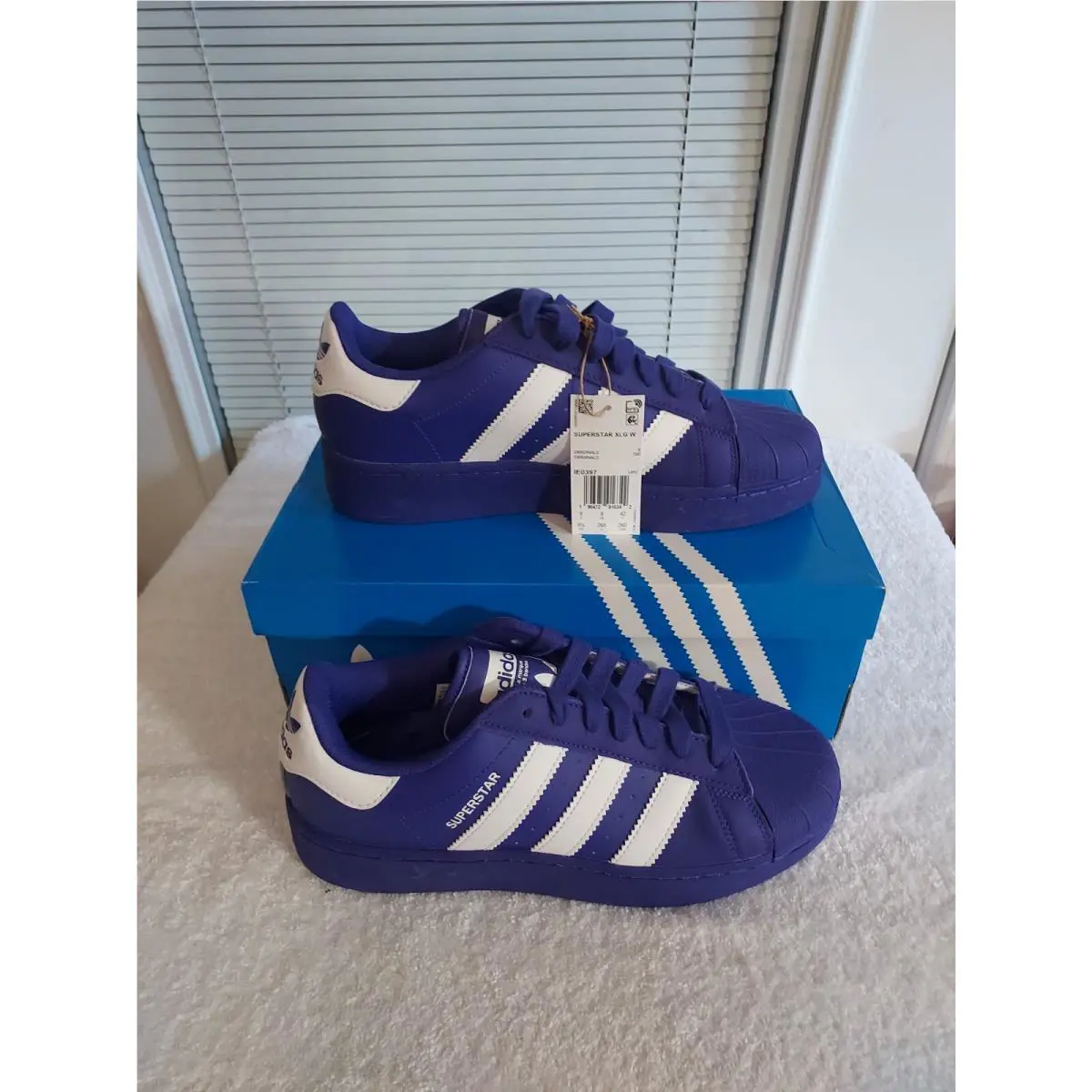 Adidas Superstar Xlg Size 9 1/2 Purple