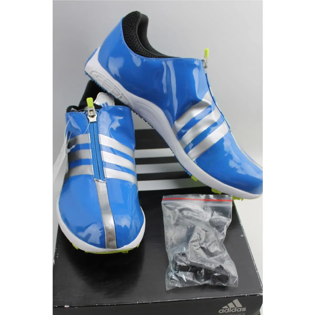 Adidas Adizero TJ Track and Field G18756 Size 7.5 Blue Cleats