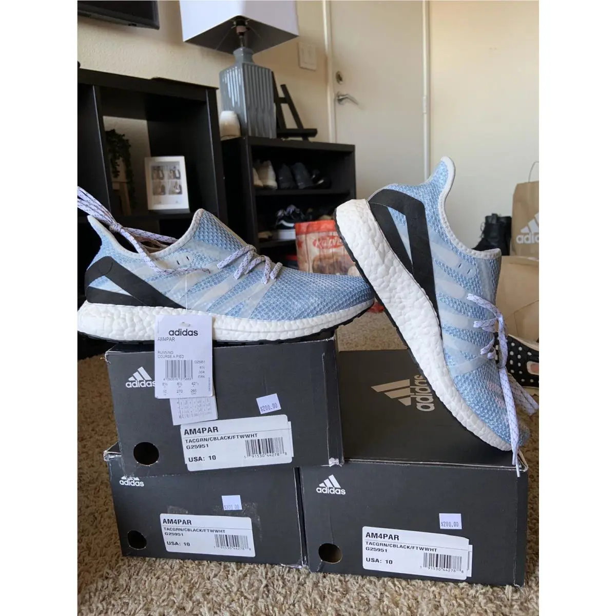 Adidas Speed Factory Paris Running Shoe G25951 Women’s Size 10 AM4