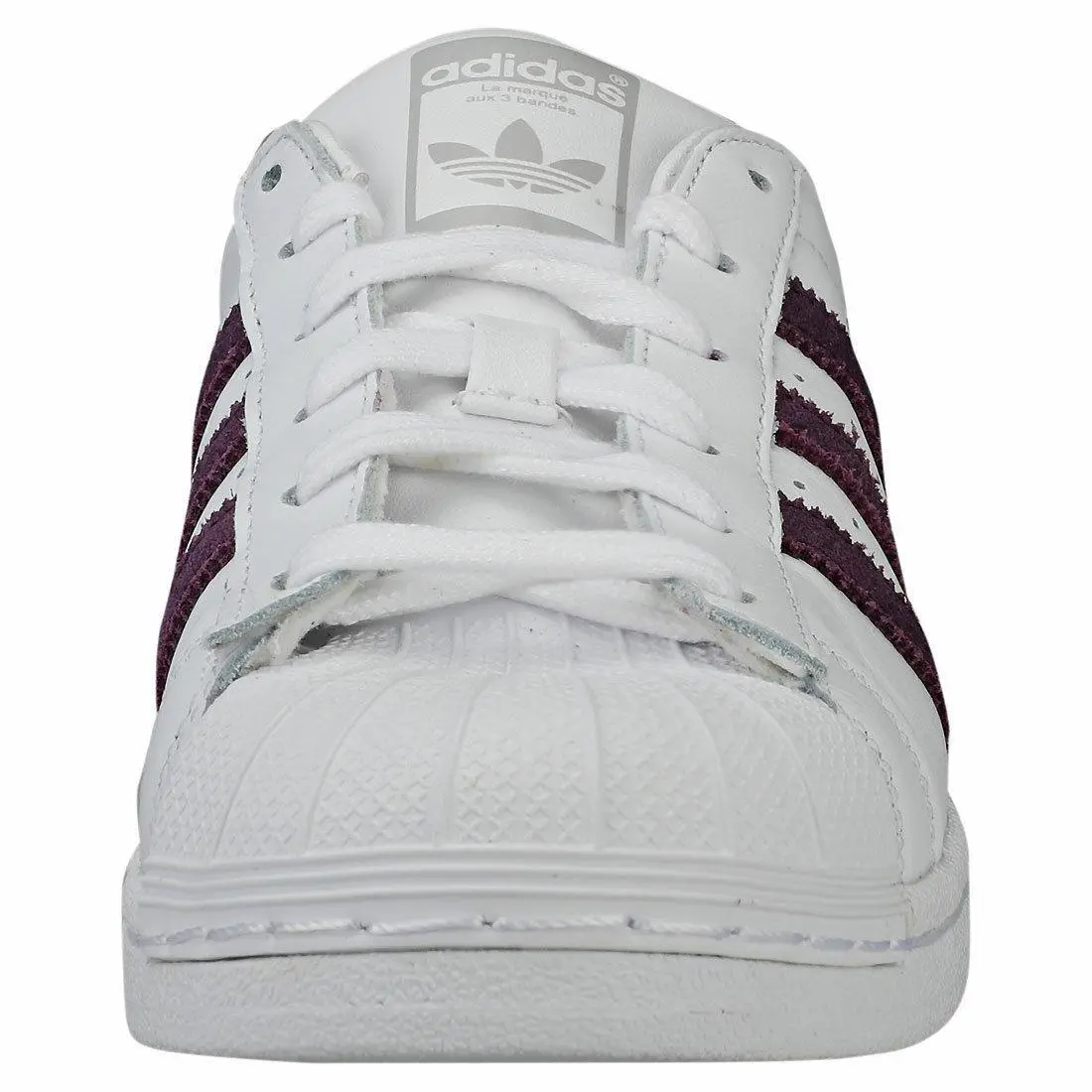 Adidas shoes - adidas Superstar - Superstar - WHITE/PURPLE - B41510 1