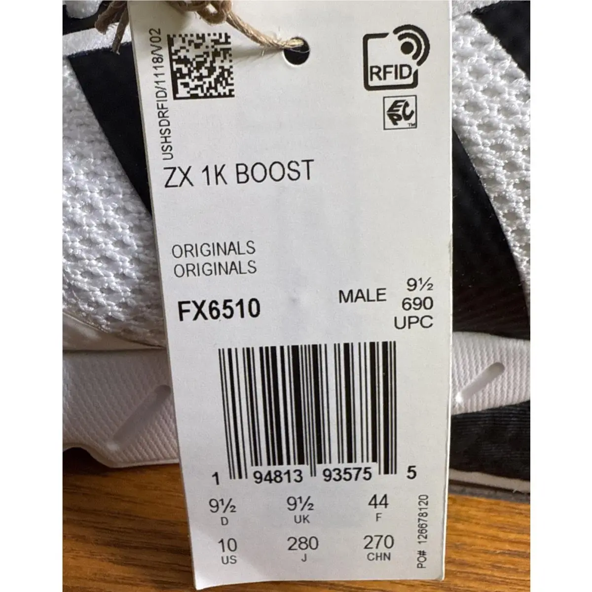Adidas shoes - adidas ZX - FX6510 - White/Black 4
