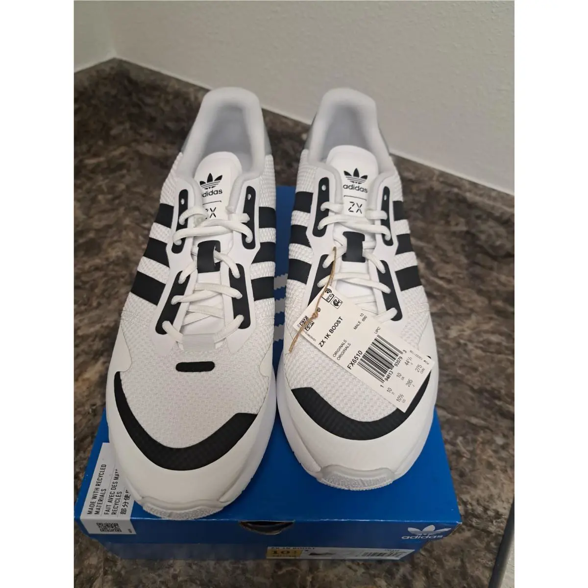 Adidas shoes - Adidas originals ZX 1K Boost - FX6510 - White 0
